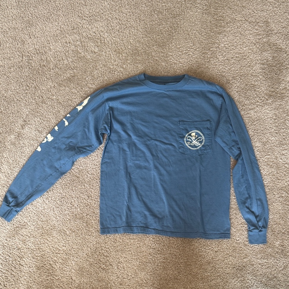 Salt Life Ocean Blue Long Sleeve Tee